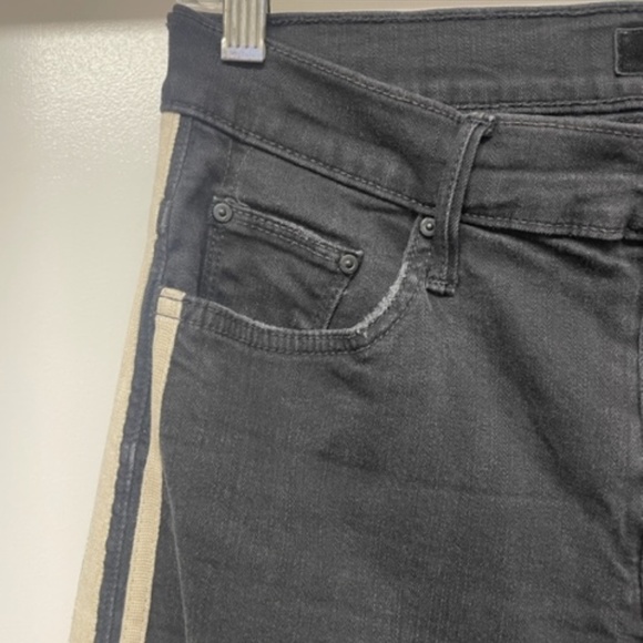 MOTHER Insider Crop Step Fray Guilty Racer Jeans - Picture 5 of 14